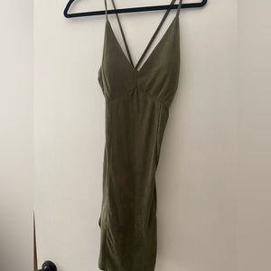 Suede dress